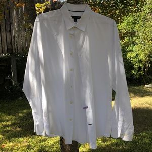 White business attire button down